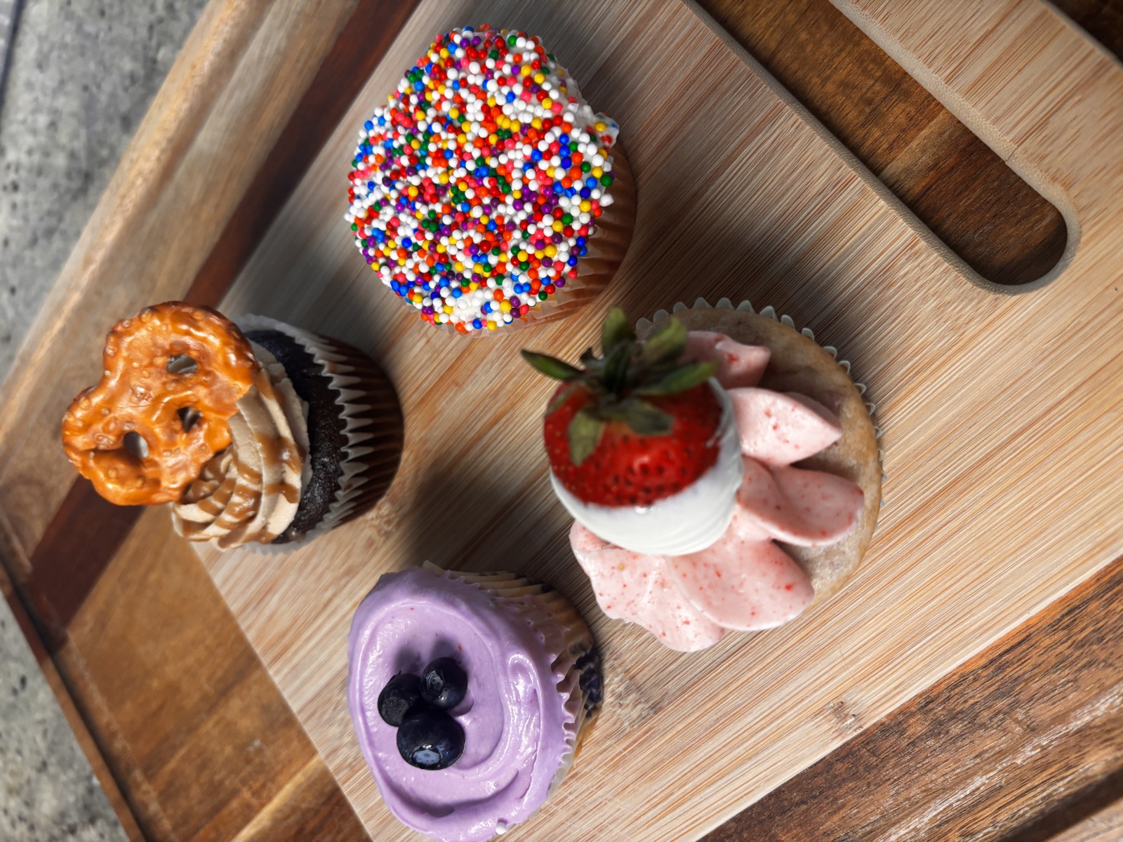 Colorful bakery creation