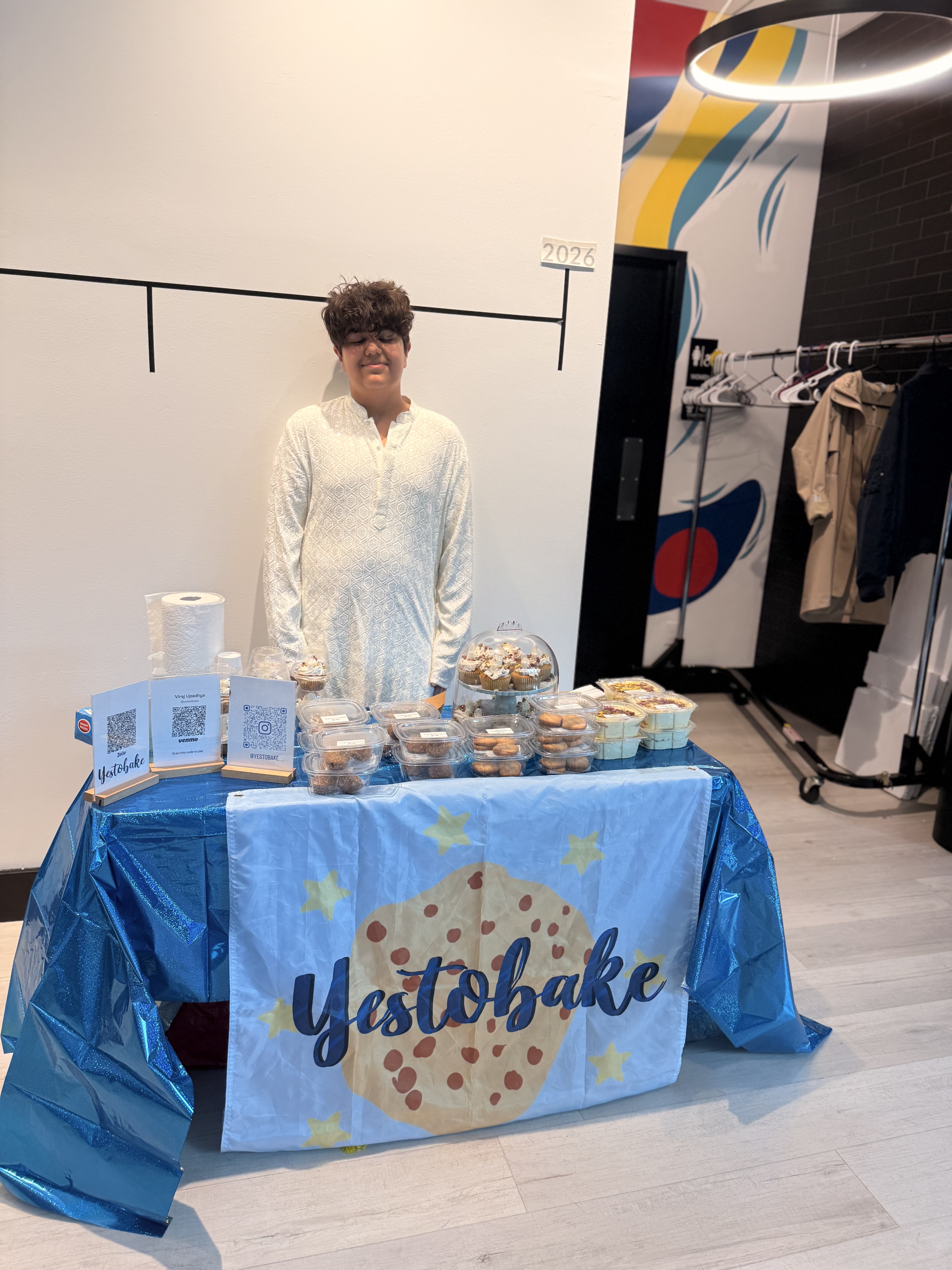 Viraj presenting yestobake treats